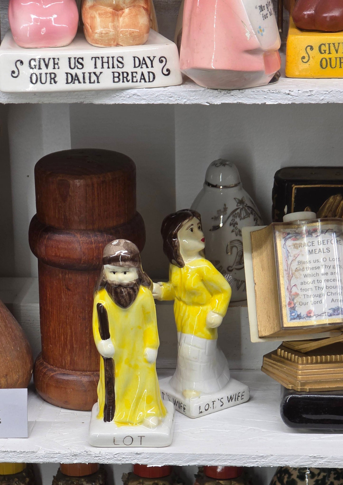 LOT'S WIFE™ presents the Lot's Wife Salt Shaker Set   Conversation-Starter Gift That Brings Story & Meaning to the Table