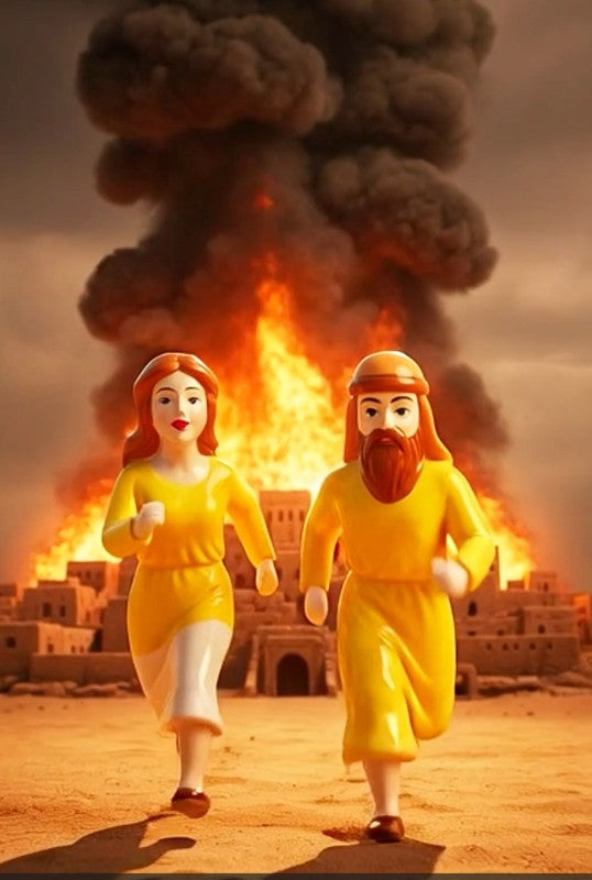 LOT'S WIFE™ presents the Lot's Wife Salt Shaker Set   Conversation-Starter Gift That Brings Story & Meaning to the Table