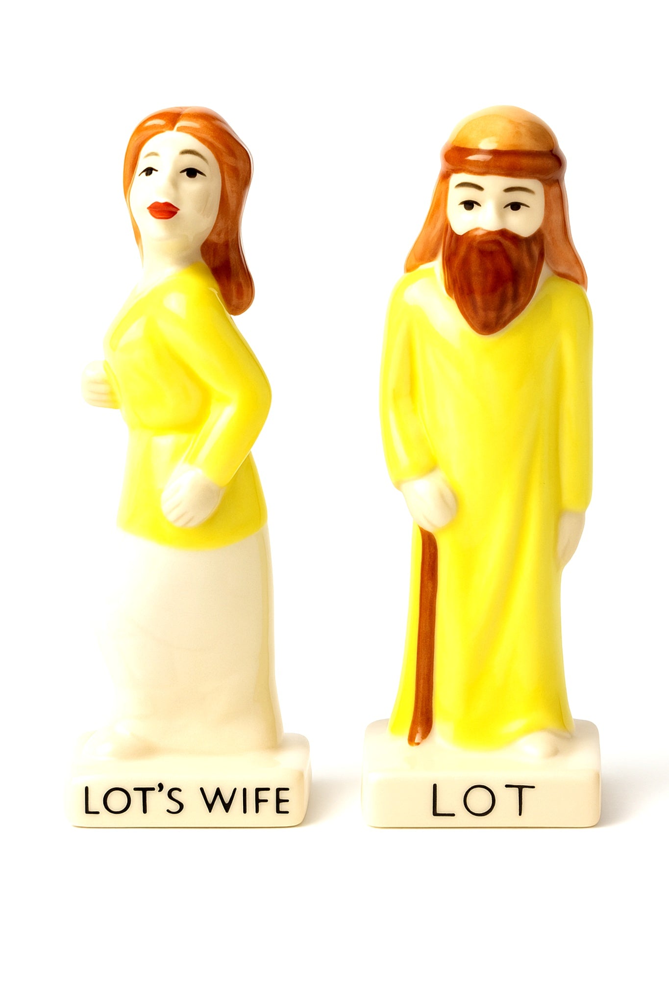 LOT'S WIFE™ presents the Lot's Wife Salt Shaker Set   Conversation-Starter Gift That Brings Story & Meaning to the Table