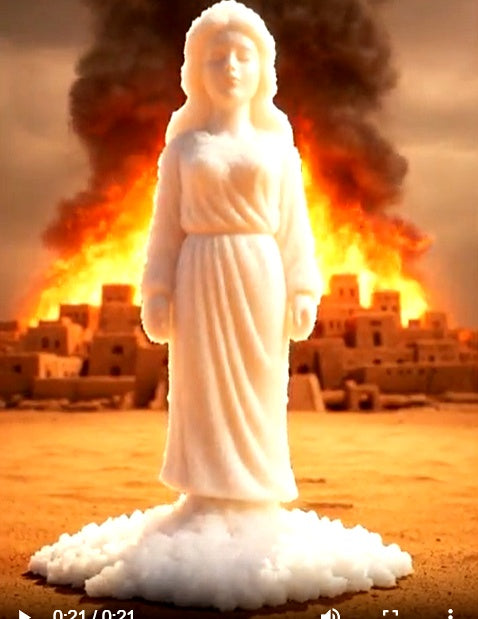 LOT'S WIFE™ presents the Lot's Wife Salt Shaker Set   Conversation-Starter Gift That Brings Story & Meaning to the Table