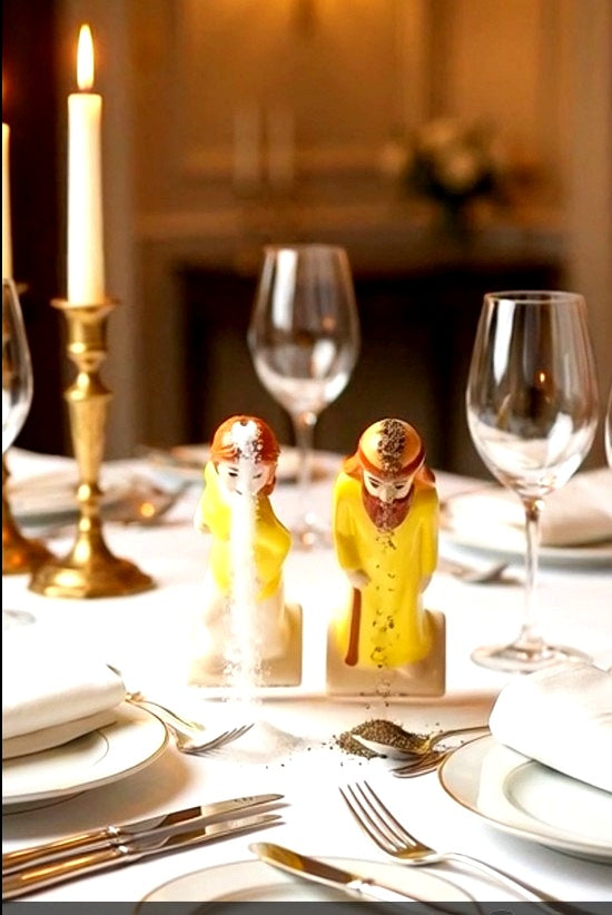 LOT'S WIFE™ presents the Lot's Wife Salt Shaker Set   Conversation-Starter Gift That Brings Story & Meaning to the Table