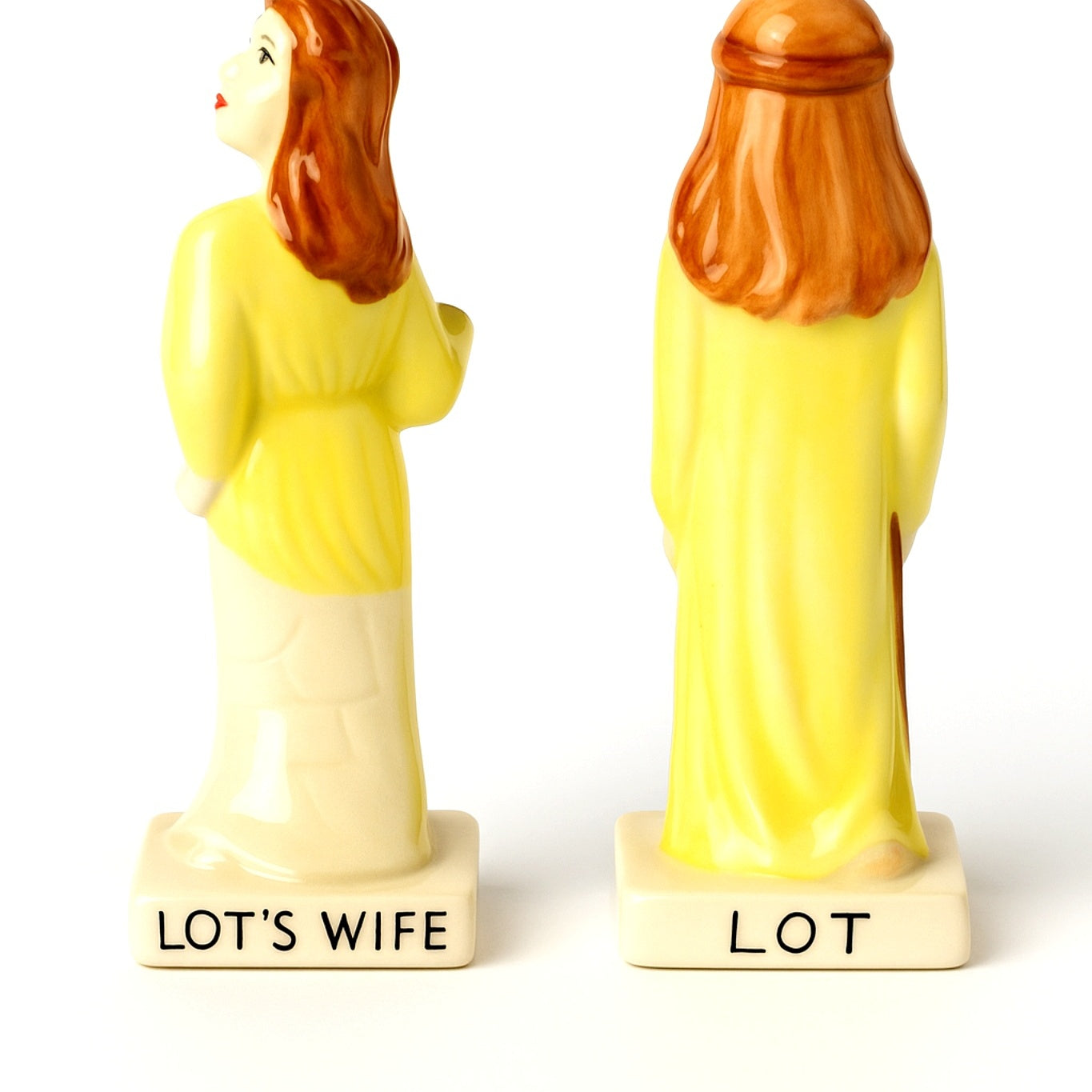 LOT'S WIFE™ presents the Lot's Wife Salt Shaker Set   Conversation-Starter Gift That Brings Story & Meaning to the Table