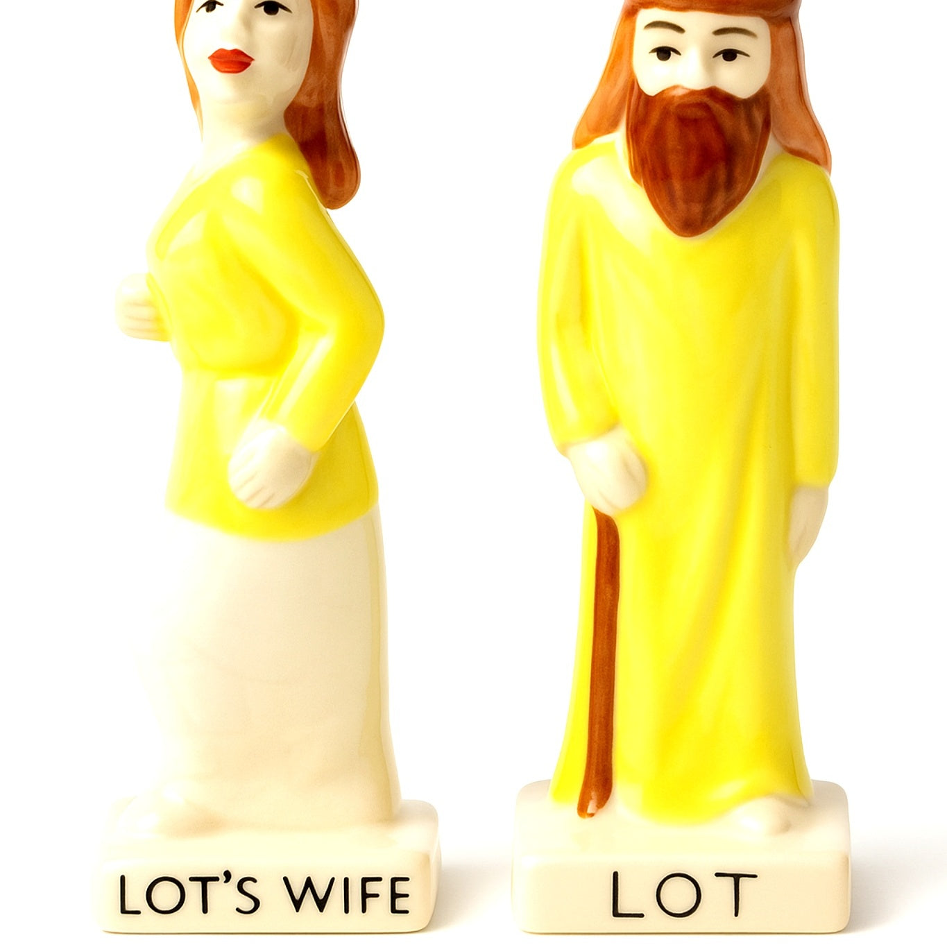 LOT'S WIFE™ presents the Lot's Wife Salt Shaker Set   Conversation-Starter Gift That Brings Story & Meaning to the Table